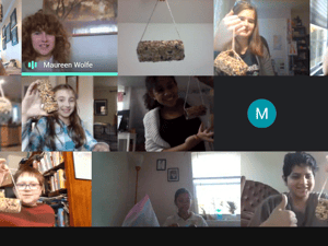 green club bird feeders finished